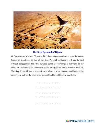 C16t2 - reading - p2 - The Step Pyramid of Djoser