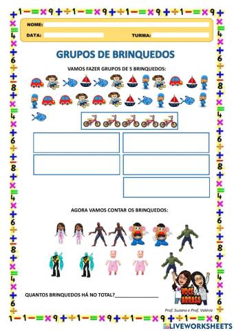 Grupos de Brinquedos