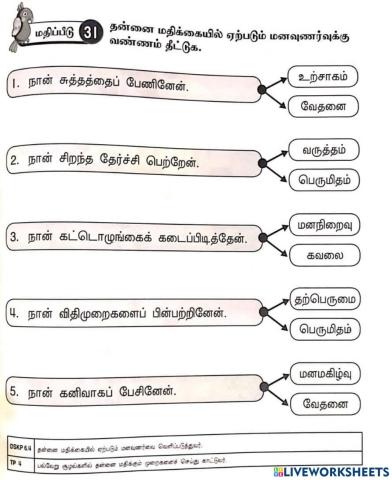 சரியான விடையைத் தேர்ந்தெடுக.