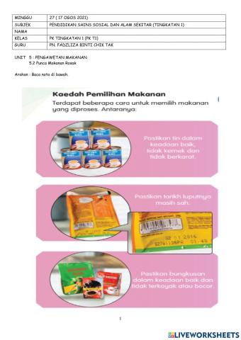 Pengawetan makanan