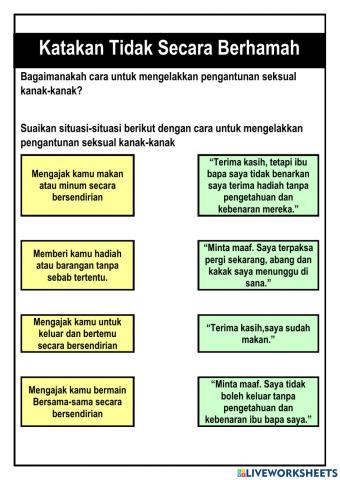 Katakan Tidak Secara Berhemah