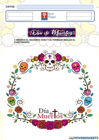 JP Actividad Día de muertos