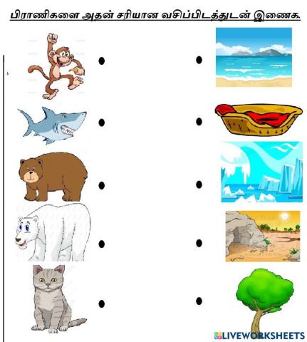 பிராணிகளின் வசிப்பிடம்-3