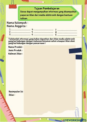 LKPD Bahasa Indonesia Siklus 3