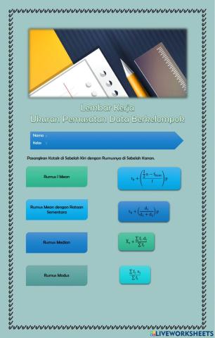 LKPD Mean Median Modus Data Kelompok