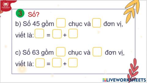 Bài 2- Ôn tập các số đến 100 tiết 3