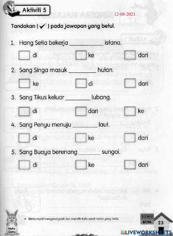 Buku Aktiviti Jilid 2 ms 23