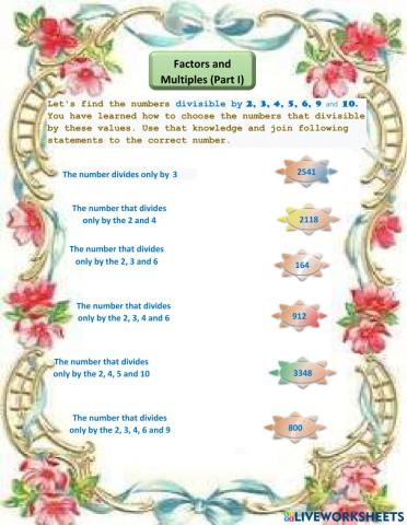 Grade 7 - Mathematics- Factors and Multiples (Part I)