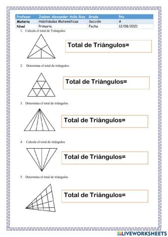 Conteo de triángulos