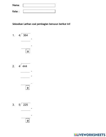 Pembagian Bersusun