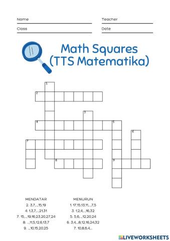 Math Squares