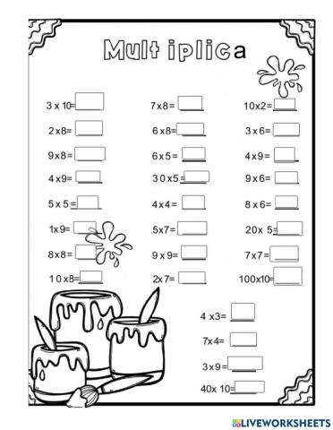 Multiplicación