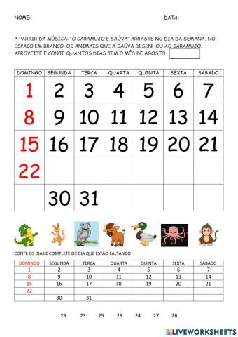 Calendário