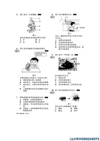 五年级科学 评审