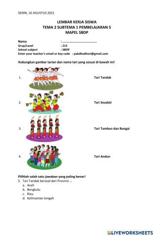 Tema 2 Subtema 1 Pertemuan 5