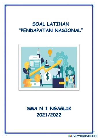 Soal Latihan-Pendapatan Nasional