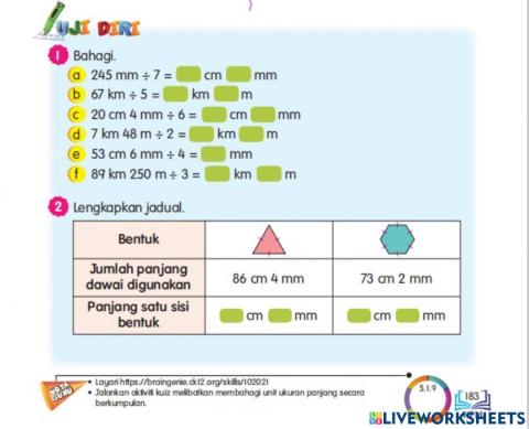 Bahagi Ukuran Panjang