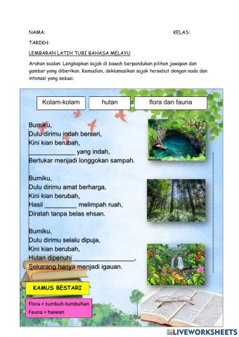 Bahasa melayu tahun 2