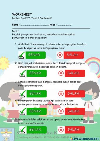 Worksheet IPSTema 2 Subtema 2