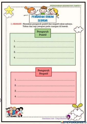 Pengaruh Rakan Sebaya