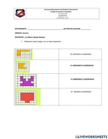 Evaluación tercer período