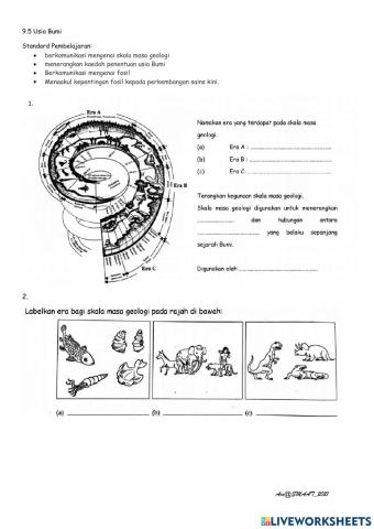 9.5 Usia Bumi