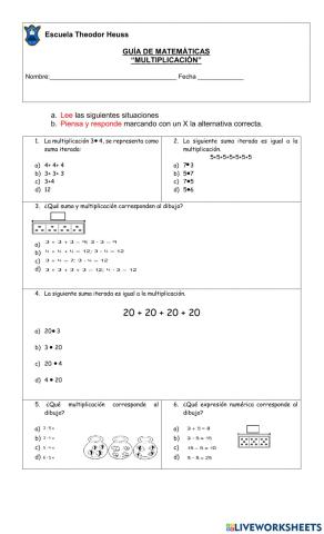 Multiplicación