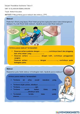 Pendidikan Kesihatan Tahun 5