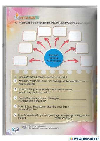 Peranan Bahasa Kebangsaan