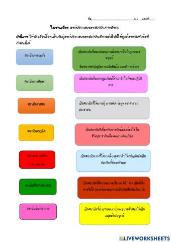 สถาบันสังคม by ครูสังคมน่ารัก