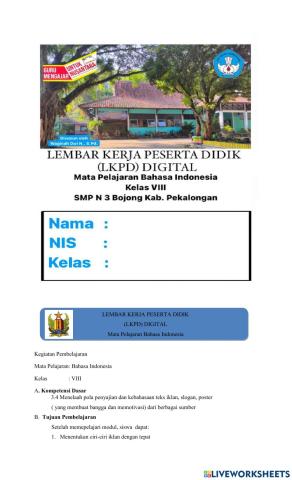 Lkpd bahasa indonesia