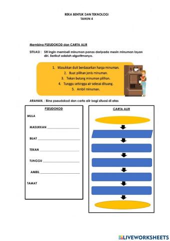 Latihan algoritma pseudokod dan carta alir