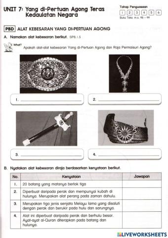 Kuiz sejarah tahun 5