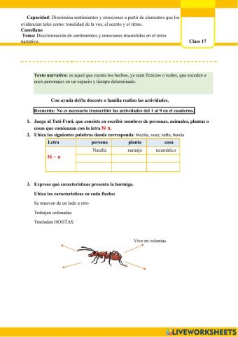 Las hormigas