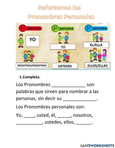 Pronombres Personales