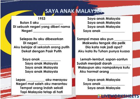 Saya Anak Malaysia