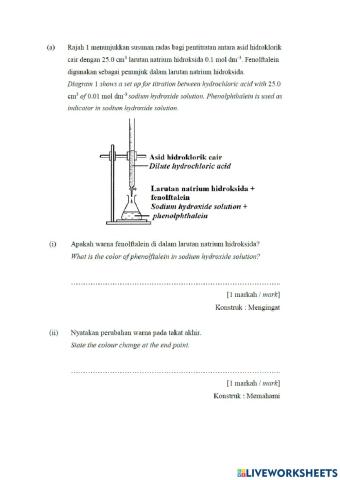 Acids and base