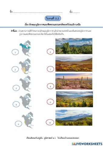 ลักษณะภูมิอากาศและพืชพรรณธรรมชาติของทวีปอเมริกาเหนือ