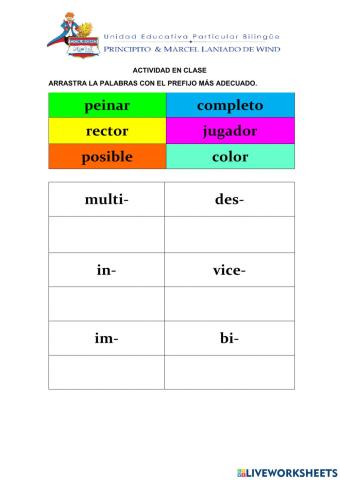 Actividad en clase