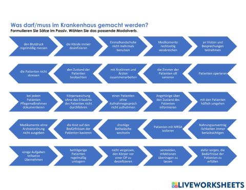 Passiv im Krankenhaus