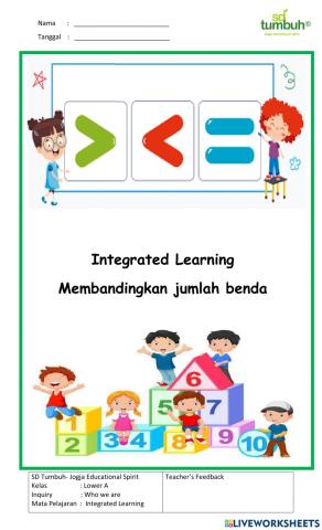 Integrated Learning-Membandingkan bilangan-1-999