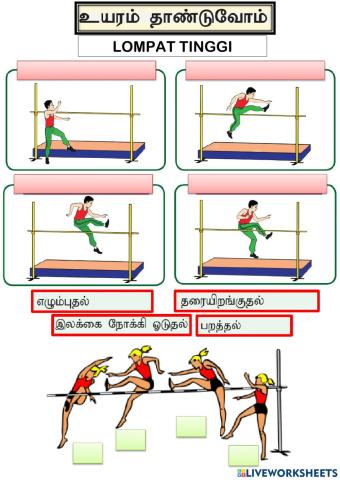 உயரம் தாண்டுதல் (lompat tinggi)