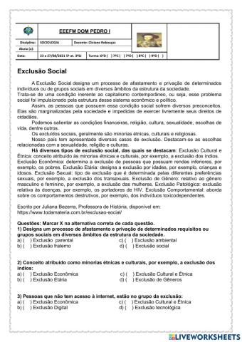 Exclusão Social