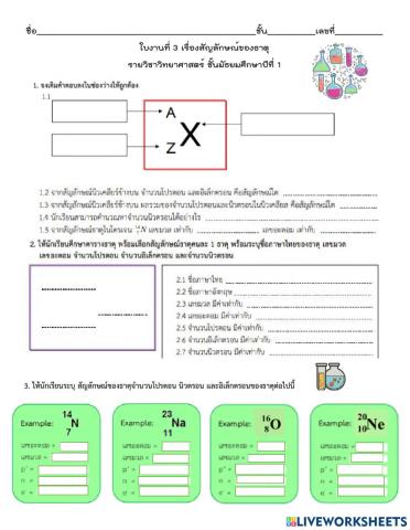 สัญลักษณ์ของธาตุ