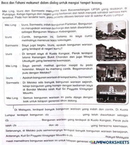 Bahasa Melayu 6 Latihan Aspek Seni Bahasa 25.08.21