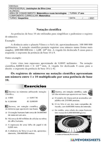 Exercícios