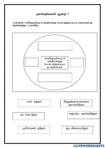 ஒத்துழைப்பு (நன்னெறிக்கல்வி ஆண்டு 3 ஆசிரியர் சி.கலைவாணி)