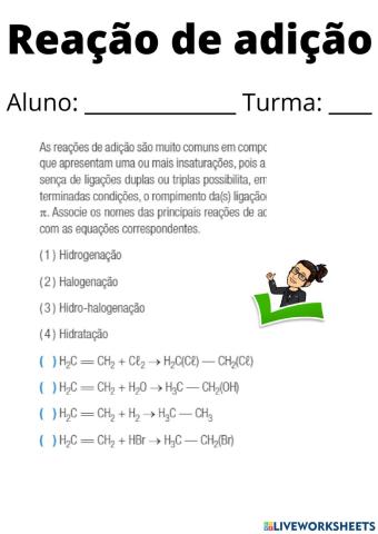 Reações de adição