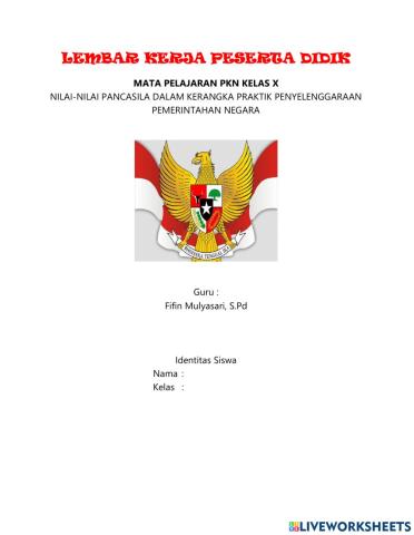 Nilai-nilai Pancasila