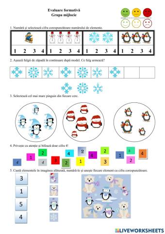 Evaluare formativă grupa mijlocie